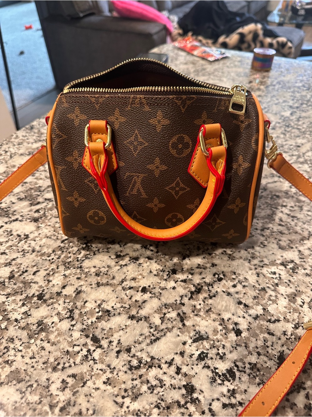 Louis Vuitton Brown Monogram Speedy - Picture 1 of 5
